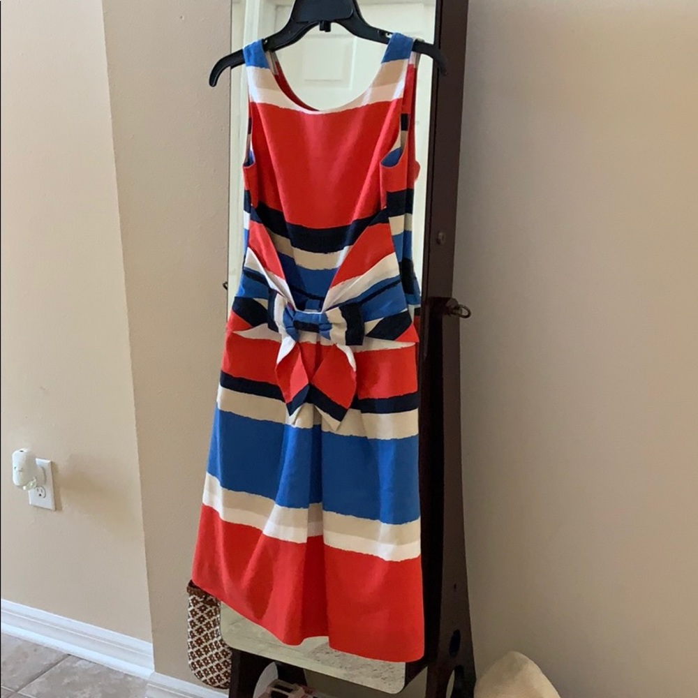 Kate Spade Red and Blue Sleeveless Sundress
